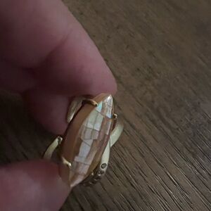 Kendra Scott Gold and Peach Ring